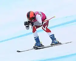 Konstantin Stoilow beim Super-G-Wettbewerb