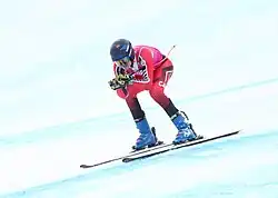 Mackenzie Wood beim Super-G-Wettbewerb