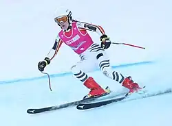Katharina Haas beim Super-G-Wettbewerb