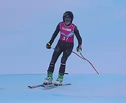Zoja Grbović beim Super-G-Wettbewerb
