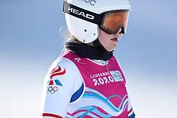 Aðalbjörg Lillý Hauksdóttir beim Super-G-Wettbewerb