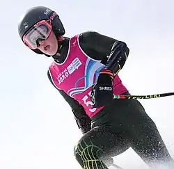 Emma Resnick beim Super-G-Wettbewerb