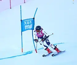 Barbora Nováková beim Riesenslalom