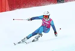 Simen Sellæg beim Riesenslalom