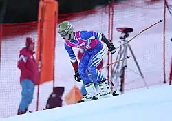 Maksim Dawydouski beim Riesenslalom