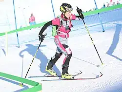 Larisa Daniela Coşofreţ beim Mixed-Staffel-Wettbewerb