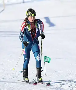 Samantha Paisley beim Mixed-Staffel-Wettbewerb