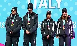 Martina Trabucchi, Linda Zingerle, Nicolò Betemps und Marco Barale