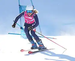 Sophie Mathiou beim Mixed-Parallelslalom