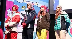 Laura Kivioja, Daria Kopacz, Theo Collins und Motonaga Arito