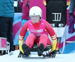 Corina Buzățoiu beim Einsitzer-Wettbewerb