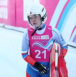 Anna Čežíková beim Einsitzer-Wettbewerb