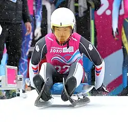 Yeh Meng-jhe beim Einsitzer-Wettbewerb