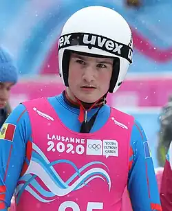 Marius Goncear beim Einsitzer-Wettbewerb