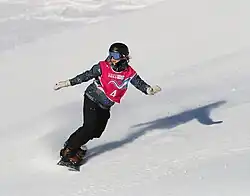 Eveliina Taka beim Slopestyle-Wettbewerb