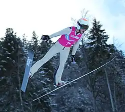 Noah Rolseth beim Einzelwettbewerb