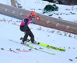 Enzo Milesi beim Einzelwettbewerb