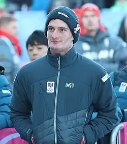 Sandro Mai beim Skeleton-Wettbewerb