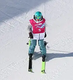 Riley Jacobs beim Halfpipe-Wettbewerb