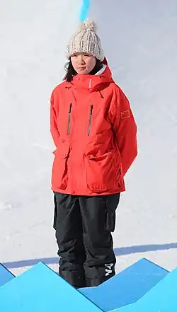 Li Fanghui bei den Olympischen Jugend-Winterspielen 2020 in Lausanne