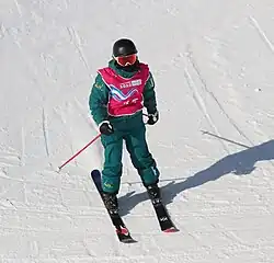 Abi Harrigan beim Halfpipe-Wettbewerb