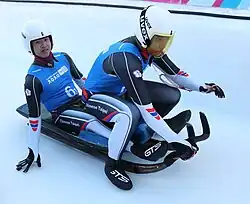 Yang Shih-hsun und Yeh Meng-jhe beim Teamstaffel-Wettbewerb