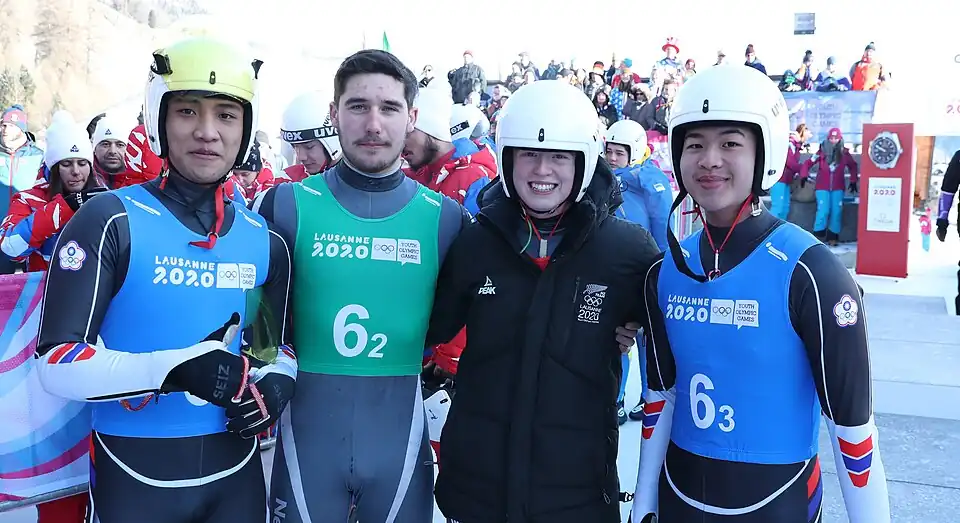 Neuseeland/Chinese Taipei: Yang Shih-hsun, Burke, Cox, Yeh Meng-jhe