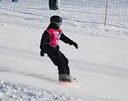Jaroslaw Denissowitsch Lentschewski beim Slopestyle-Wettbewerb