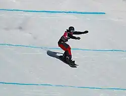 William Buffey beim Slopestyle-Wettbewerb