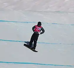 Till Strohmeyer beim Slopestyle-Wettbewerb