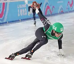 Jonathan So beim Mixed-Team-Staffel-Wettbewerb