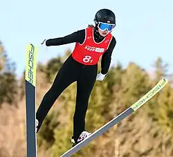 Gyda Westvold Hansen beim Nordic-Mixed-Team-Wettbewerb