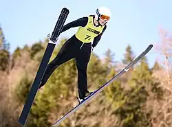 Joséphine Pagnier beim Nordic-Mixed-Team-Wettbewerb