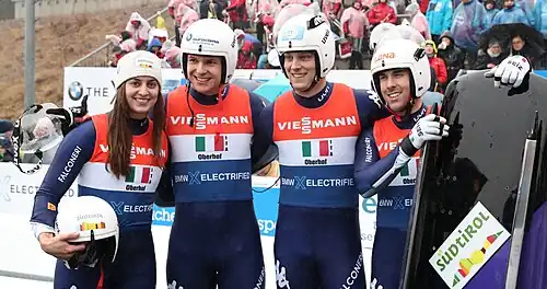 Italien: Vötter, Fischnaller, Nagler, Malleier (Oberhof)
