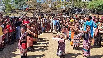 Empfang von Xanana Gusmão in Saburai (2020)