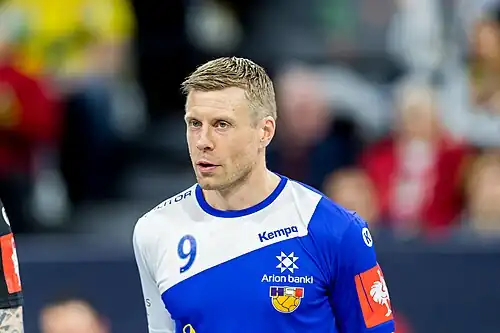 Guðjón Valur Sigurðsson hält mit 1875 Länderspieltoren den inoffiziellen Weltrekord.