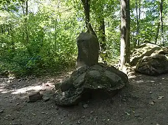 Grenzstein zwischen Deutschland und Frankreich