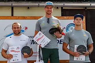 Siegerehrung: Bley, Ludwig und Bollmann (v.l.n.r.)