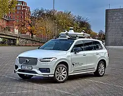Einsatz eines XC90 durch Volvo zur Datensammlung, Ostseekai 2021