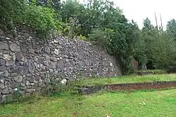 Die linke Seitenmauer (2021)