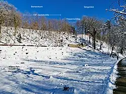 Dezember 2020 Abgeholzter Bereich Hangrutschung Georgenberg