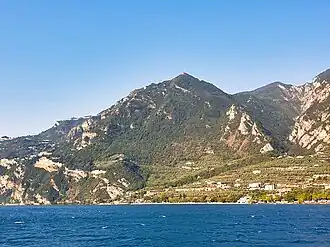 Monte Bestone – Ansicht vom Gardasee