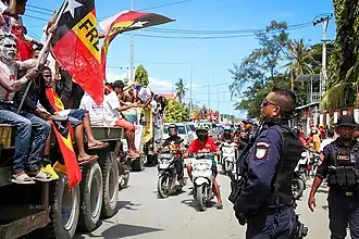 Verkehrskontrollen während des Wahlkampfes