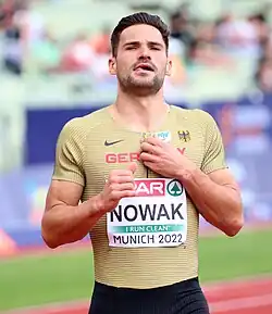 Tim Nowak trat zur letzten Disziplin des ersten Tages, dem 400-Meter-Lauf, nicht mehr&nbsp;an