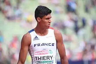 Baptiste Thiery bei den Europameisterschaften 2022 in München