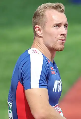 Mathias Hove Johansen bei den Europameisterschaften 2022 in München