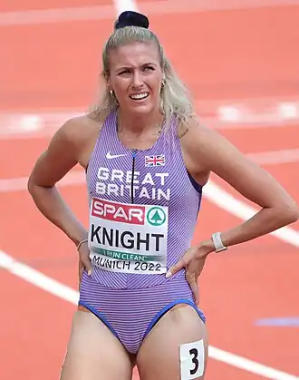 Jessie Knight bei den Europameisterschaften 2022 in München