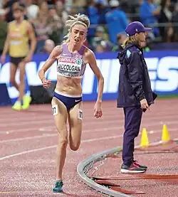 Bronze gewann Eilish McColgan nach ihrem zweiten Platz über 10.000&nbsp;Meter