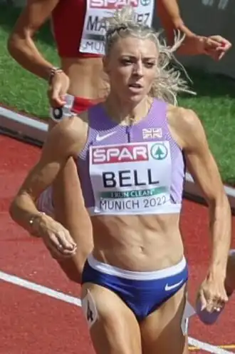 Alexandra Bell bei den Europameisterschaften 2022 in München