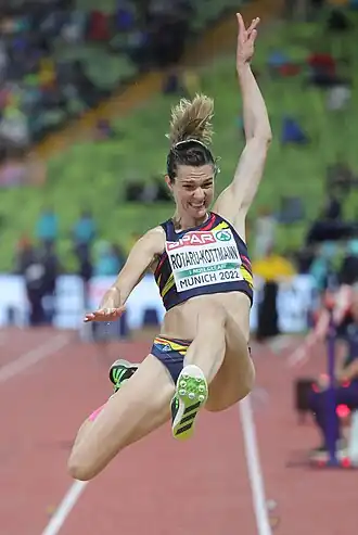 Alina Rotaru-Kottmann bei den Europameisterschaften 2022 in München